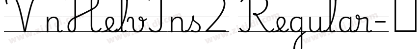 VnHelvIns2 Regular字体转换